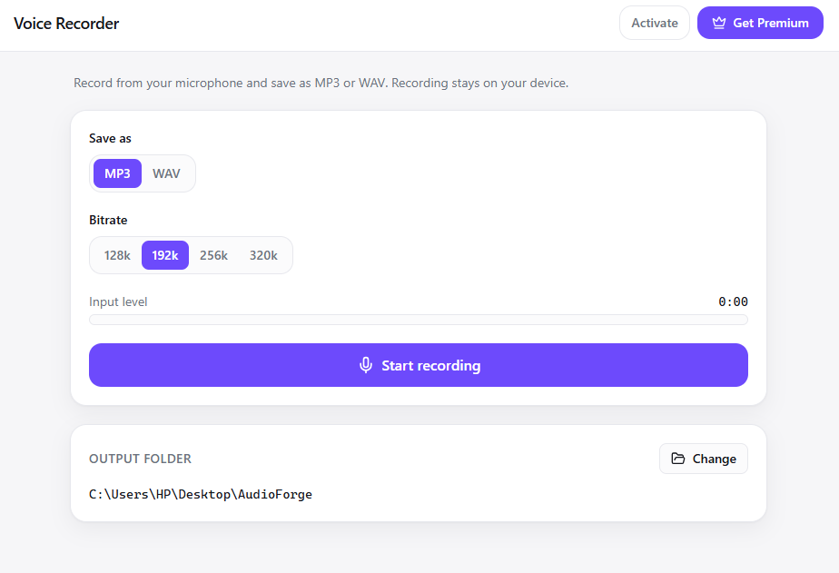 Audio Forge screenshot 7
