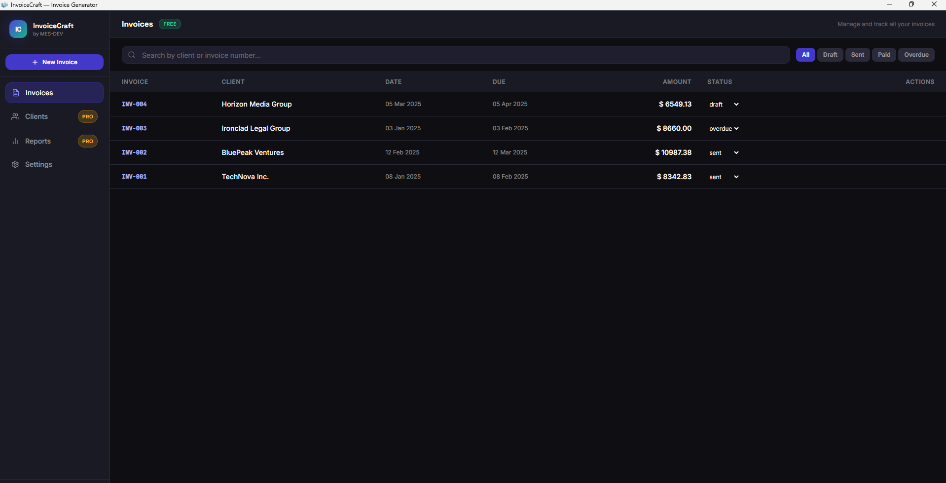 InvoiceCraft screenshot 4