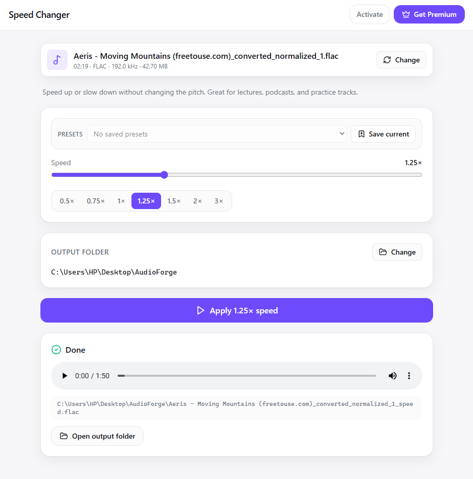 Audio Forge screenshot 6