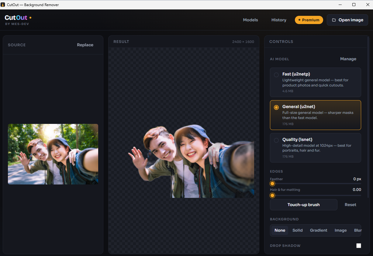 How to remove a background from an image (free, on Windows)